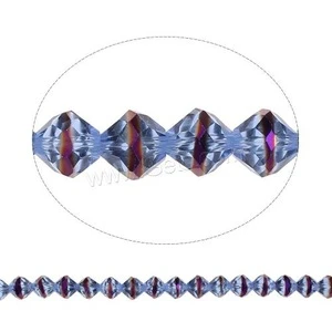 colorful Bicone glass beads crystal beads for DIY jewellery bracelet