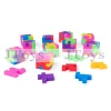 Colorful Miniature Pencil Eraser Cube Puzzle 3D Animal Eraser for Kids Children Classroom Student Prize Packs Brain Teasers