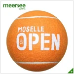 colorful polyester covered jumbo tennis ball