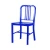Import Colorful Price Cheap Comfortable Metal Navy Chair Dining Chair from China