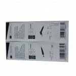colorful printing paper permanent removable sticker private packaging label