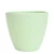 Import Colorful Round Melamine Plastic Flower Pot Succulent Grass Pots Planters Frosted garden green flower pots from China