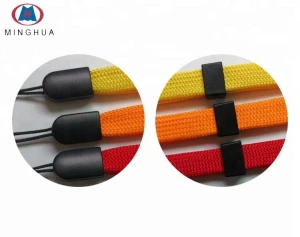 Colourful 10mm width promotional mobile phone custom phone finger strap