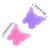 Import colours butterfly small size mini plastic clip hair claws from China