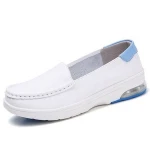 Comfortable Cow Leather Hospital Nurse Shoe Anti Slip White Nursing Shoes For Nurse