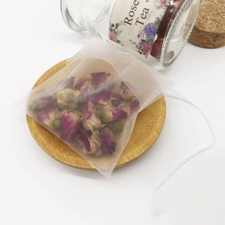 comfortable reusable food grade 200 micron nylon filter mesh nylon tea filter bag