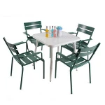 Commercial Powder Coating Industrial Outdoor Indoor Dining Chair Tubular Metal Fermob Luxembourg Leisure Restaurant Chair
