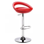 Commercial stainless steel pu leather night club  modern bar chair