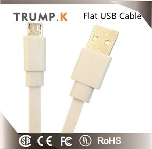 Commonly Used Accessories Flat Micro USB Data Cable 5V 2A Quick Charge Cable