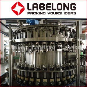 Complete Carbonated Drink Filling Machinery For Glass Bottle