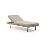 Contemporary style  leisure garden outdoor furniture rattan daybed sun lounge