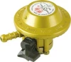 Cooking gas LPG pressure regulator with gauge meter &amp; ISO9001-2008