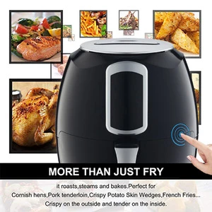 Cool touch handle non stick air fryer