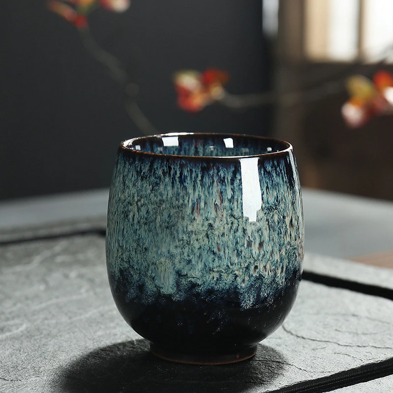 Creative Japanese-style Tea Cup  Ceramic Hand-painted Tea Cup Ceramic  Cuisine Sakura Water Cup