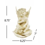 Creative Lawn Light Garden Ornament Resin Angel Solar Angel Lights Solar Garden Lights Angels