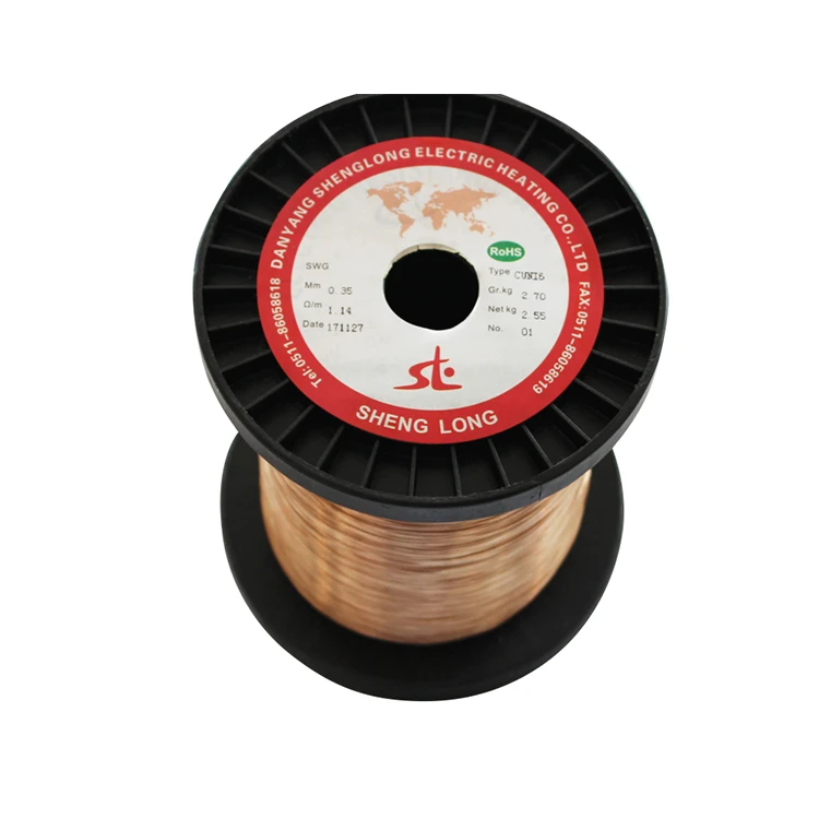 CuNi Resistance Wire Tinned Copper Nickel chromium Wire Heat Resistant Electrical Copper Wire