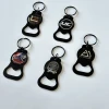 custom black Metal Beer Bottle Opener 2024 new design custom shape beer opener with logo