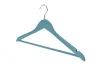 Custom Blue Household Multifunction Hanger Wooden Garment Hanger