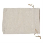 Custom canvas small bags jewelry linen gift cotton bag jute drawstring pouch bag