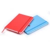 Custom cheap hardback journal PU leather cover pocket diary A6 notebook for custom logo branding