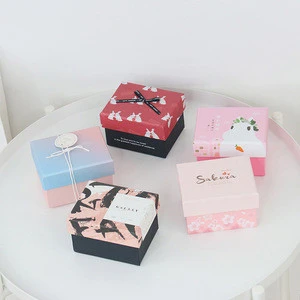 custom color paper ring packaging box, paper jewelry sets packaging box