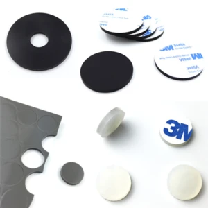 Custom die cut thin pad protective masking tape silicone rubber feet 5mm