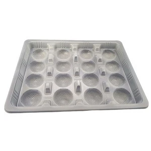 Custom Disposable Food Grade Compartment PP Plastic Meatball Tray