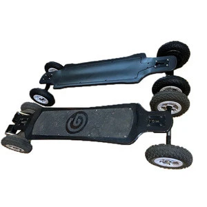 Custom Electric Skateboard Wheels Technology Carbon Fiber Board Bluetooth Handle Held Controller