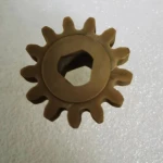 custom high temperature PEEK crown plastic crown pinion gear wheel spur gear for power transmission machine