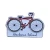 Import Custom letter cartoon holder skoda badge reel with carabiner emblem 3D logo lion bike car lapel pin from China