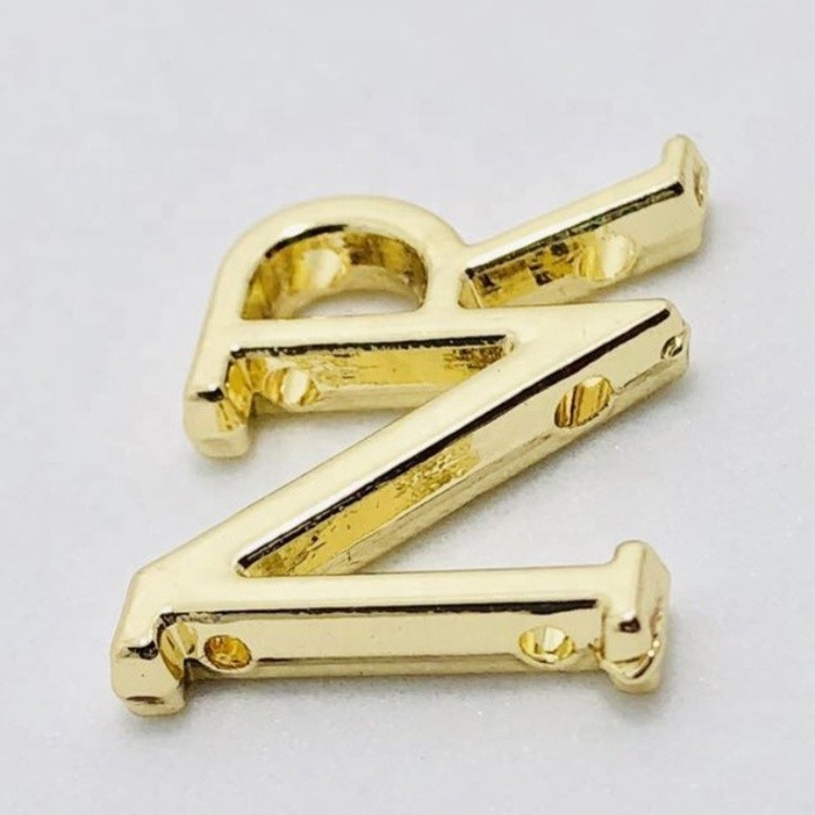 Custom Logo Design Jeans Gold Silver Pin 4 Hole Metal Button