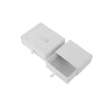 Custom logo eco friendly small recycled drawer shape cardboard gift chocolate packaging pull out slide jewelry paper box