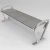 Import Custom Made Design Outdoor Park Backless Benches Stainless Steel Seating Public Bench from China