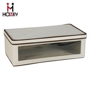 Custom Make Household Foldable Fabric Storage Box With Removable Lid