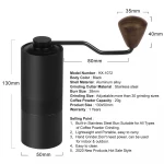 Custom Mini Hand Grinder Portable Coffee Maker Grinder Coffee Grinder Manual Coffee Mill Black