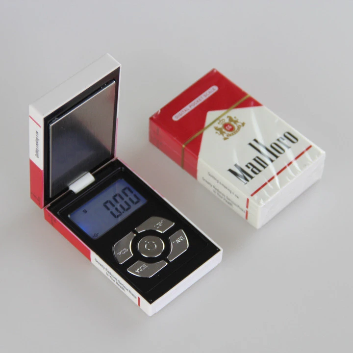 Custom Portable 0.01g 500g Smoking Box Design Gold Weighing Scale