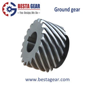 Custom precision cylindrical transmission gear profile grinding ground gears