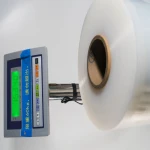 Custom print plastic packing film plastic packaging film roll for auto packing machine