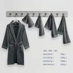 Custom size  bathrobe  hotel unisex bathrobe soft bathrobe
