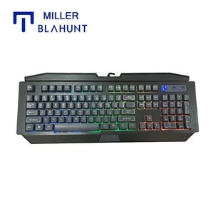 Customer logo OEM/ODM Gaming Mechanical Feeling Keyboard 104 Keycaps Computer Gamer Keyboard