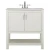 Import Customizable PVC Material Modern Furniture Bathroom Vanity For Apartment from China