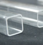 Customizable refractory high purity high-temperature pyrex square quartz glass tube