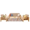 Customized 3 Seater Wooden Sofa Home Furniture General Use and Living Room Sofa Set Specific Use