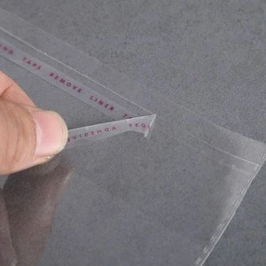 Customized Clear Resealable OPP Self Adhesive Cello Bag