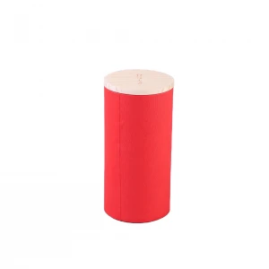 Customized creative round kraft paper tube with art design