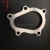Import Customized Gr2 Titanium exhaust flange with 2 bolt hole from China