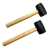 Customized Hand Tool Wooden Handle Anti-slip Rubber Hammer Heavy Duty Rubber Hammers