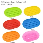 Customized Kids Bathroom Sets No Slip Kitchen Soap Tray For Shower Dispense