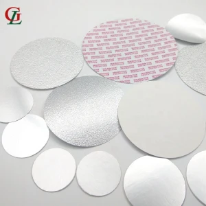 Customized size heat induction liner Pellable aluminum foil seal Coated Treatment and Half Hard Temper induction liner for glass