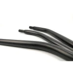 Customized special shape 100% carbon fiber bent tube with twill glossy surface finish